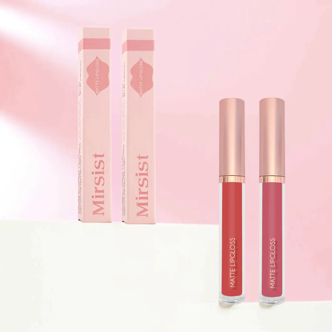 12 - Color Matte Lip Gloss in Nude Shades - Streamlet