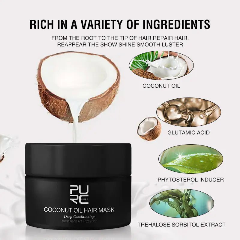 Anti - Shedding Smooth Hair Mask for Frizz Control - Streamlet