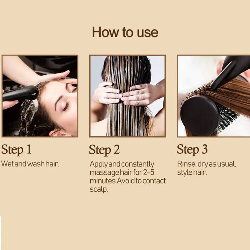 Anti - Shedding Smooth Hair Mask for Frizz Control - Streamlet